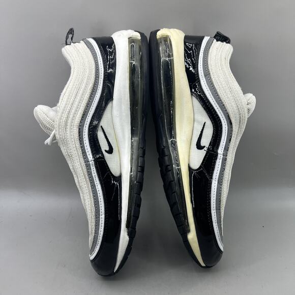Nike Air Max 97 Running Shoes Men Size 11 White Black Comfort Low Top Sneakers - Picture 6 of 9